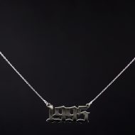lant personalizat argint