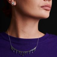 lantisor de argint drip