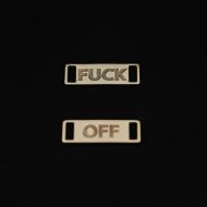 Air Force One lace locks - accesorii argint