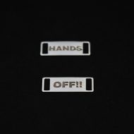lace locks argint hands off - accesorii argint